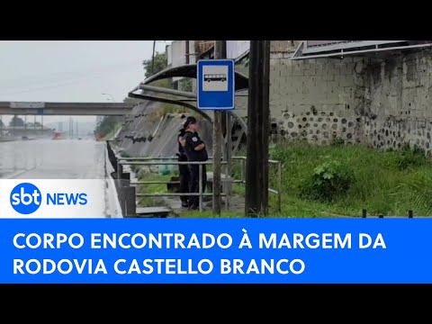 SP: Corpo é encontrado na Rodovia Castelo Branco |#SBTNewsnaTV (29/01/24)