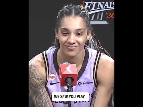 🔊 <strong>Gabby</strong> Williams after Game 1 win | Golden State Valkyries WNBA Finals women's basketball NBA #short