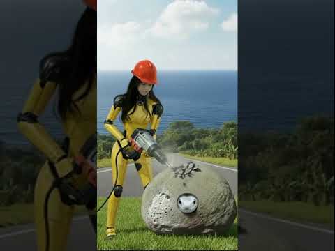 AI Robot RESCUES Trapped ANACONDA Snake from Rock | Cinematic Animal Rescue | #AnimalsLog #animalr