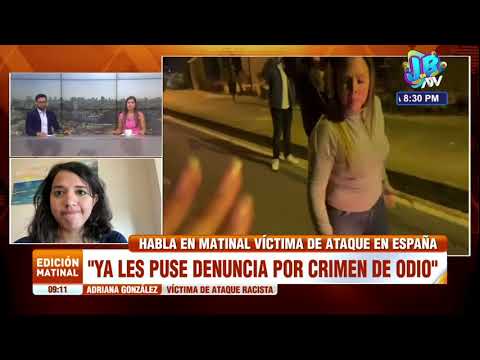 ¡Exclusivo! Latina víctima de insultos racistas en España se confiesa en ATV Noticias Matinal