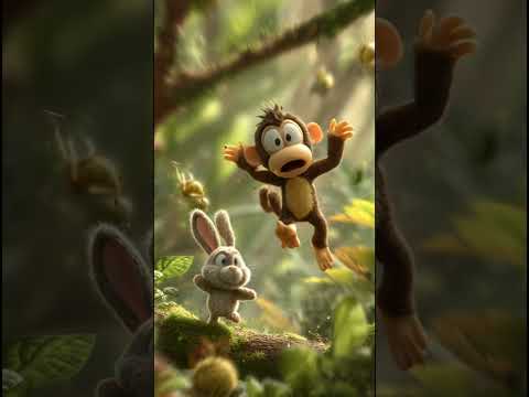 bandar or khargosh ki story #tutorial