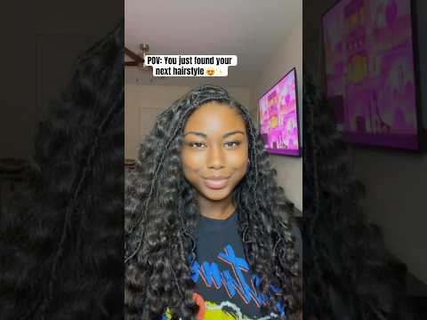 Boho soft locs just hit different 😍Protective and lightweight #fauxlocs #boholocs #protectivestyles