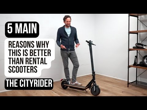 5 Reasons to consider the Cityrider instead of Rental Scooters