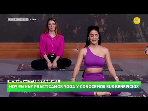 Nos visita Natalia Fernández, practicamos yoga y conocemos sus beneficios
