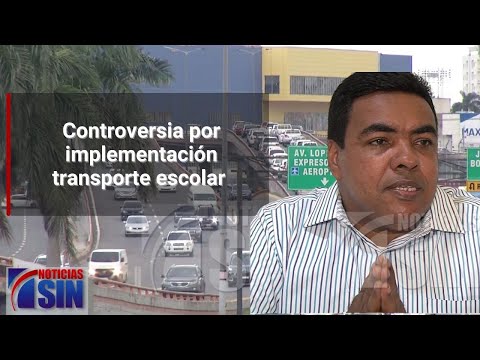 Controversia por implementación transporte escolar