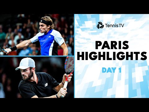 Tsitsipas Faces Carballes Baena; Paul & Mannarino Clash | Paris 2024 Day 1 Highlights