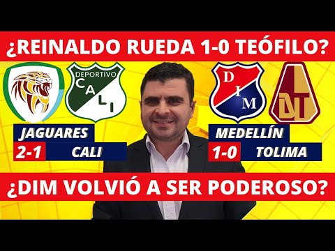 Jaguares 2-1 Cali y Medellín 1-0 Tolima | Liga Dimayor 2022-I | Resumen, Goles x Juan Felipe Cadavid