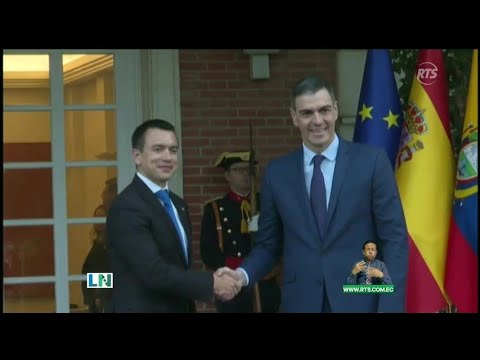 Noboa recibe respaldo de España contra terroristas
