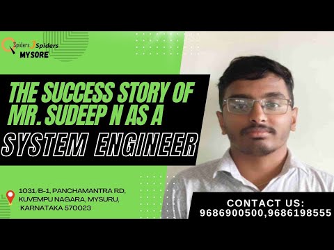 The Success Story of Mr. Sudeep N as a System Engineer.
