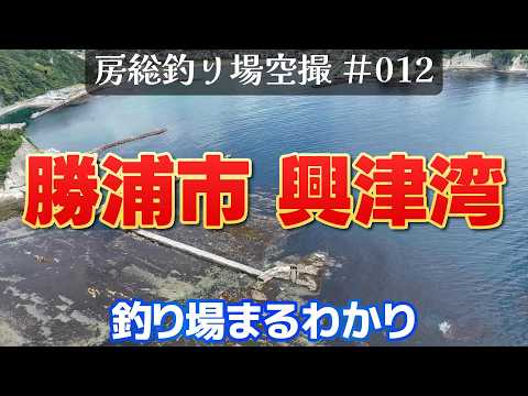 房総釣り場空撮 #012 勝浦市 興津湾