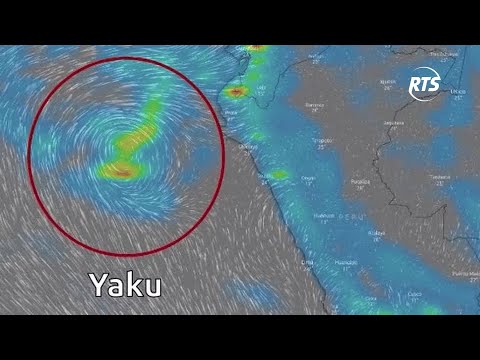 Ciclón Yaku en Perú influye en fuertes lluvias en Ecuador