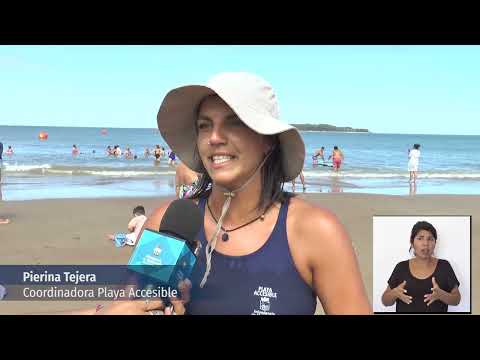 Playa Accesible de Punta del Este cerró actividades con gran marco de público