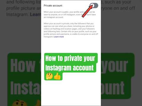 How to private your Instagram account 🤔👍| #shorts #instagram #youtubeshorts #ytshorts #viral #tricks