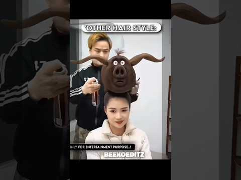 other hairstyle vs this one #viral video