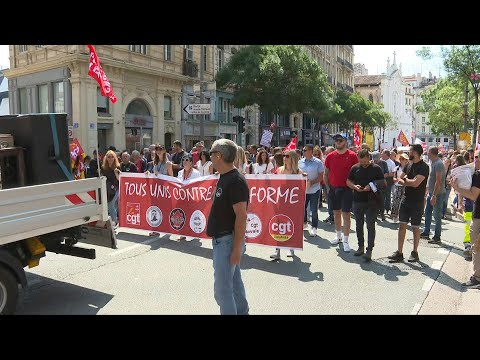 Marseille: début de la manifestation contre la réforme des retraites | AFP Images