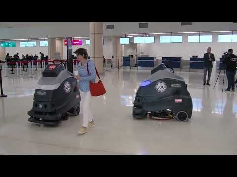 Aeropuerto Internacional LMM integra la inteligencia artificial en labores de limpieza