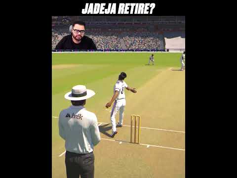 Jadeja Bowling Accuracy & Retirement - Cricket 26 #shorts #cricket #ipl