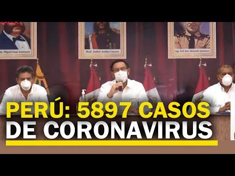 Perú: 5897 casos positivos de COVID-19