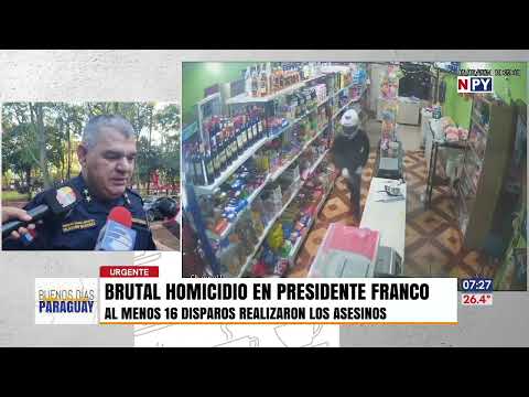 Asesinaron a balazos a un hombre en Presidente Franco