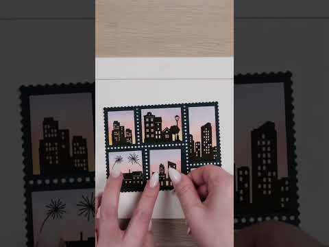 City Silhouette Stamps