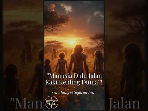 "Humans Used to Walk Around the World?! That's Crazy!" #humanhistory#shortvideo#shortviral