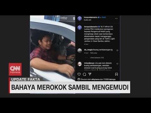 Bahaya Merokok Sambil Mengemudi
