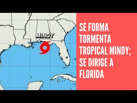 Se forma tormenta tropical Mindy; se dirige a Florida