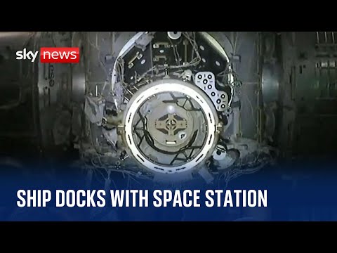 NASA's SpaceX Dragon Endurance docks with the International Space Station
