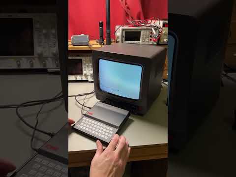 Click to view video Retro computing time on the Sinclair ZX81 with CRT TV