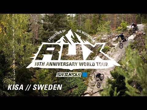SR Suntour Rux World Tour Visits Kisa MTB Park in Sweden10th Anniversary Tour