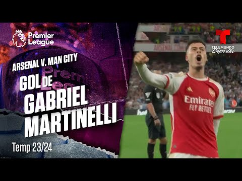 Gol de Gabriel Martinelli - Arsenal v. Manchester City 1-0 | Premier League | Telemundo Deportes