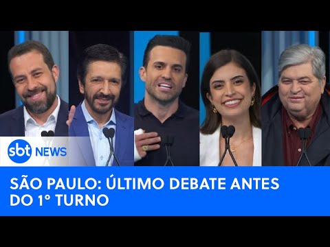 SBT News na TV: Último debate em SP é marcado por confronto entre Boulos, Nunes e Marçal