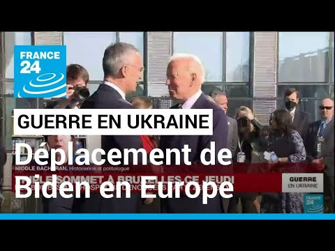 Guerre en Ukraine : Joe Biden en Europe pour consolider l'union occidentale • FRANCE 24