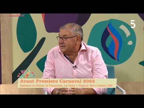 Álvaro Recoba - Presentador de Carnaval: Avant Premiere Carnaval 2023 | Basta de Cháchara | 04-01-23