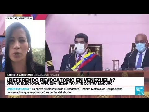 Informe desde Caracas: aprobado el proceso para revocar el mandato de Nicolás Maduro