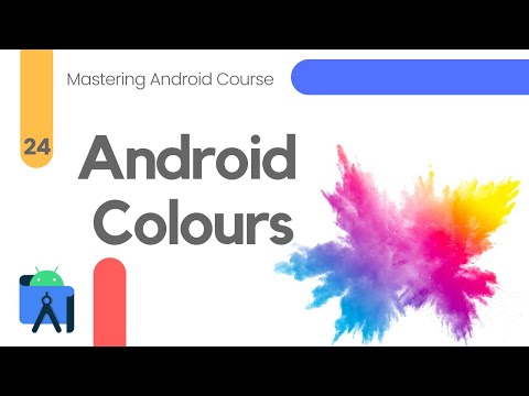 Colors in Android Studio- Mastering Android #24