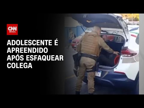 Adolescente é apreendido após esfaquear colega | CNN NOVO DIA