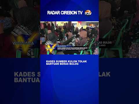 Kades Sumber Kulon Tolak Bantuan Beras Bulog