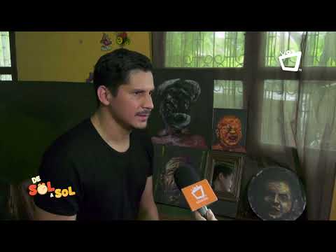 Carlos Vladimir Morales, pintor nicaragüense, inspirado en Dalí para sus expresiones artísticas