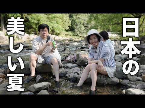 【夏休みラスト】運動音痴家族が初めての川遊びへ。トラブルだらけの日本のいい夏