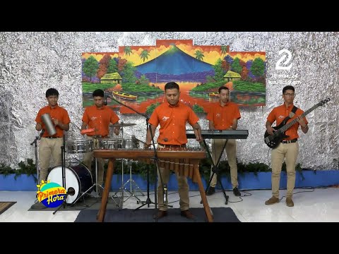 El grupo ‘’Marimba La Concheña’’ trae un repertorio de música con el característico sonido pinolero