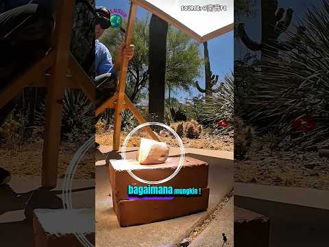 Lensa Fresnel: Alat yang Bisa Memfokuskan Cahaya Matahari Hingga Melelehkan Logam! 🔥☀️ #shorts