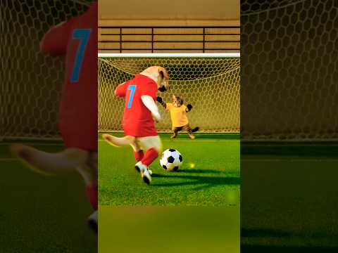 Epic Dog vs Cat Penalty Shootout ⚽😹 | Last Goal Will Shock You! #shorts