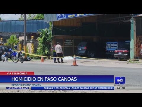 Se registra homicidio en Paso Canoas, Chiriqui?