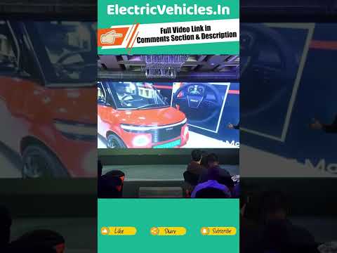 PMV Electric Car Features #shorts #ytshortsindia