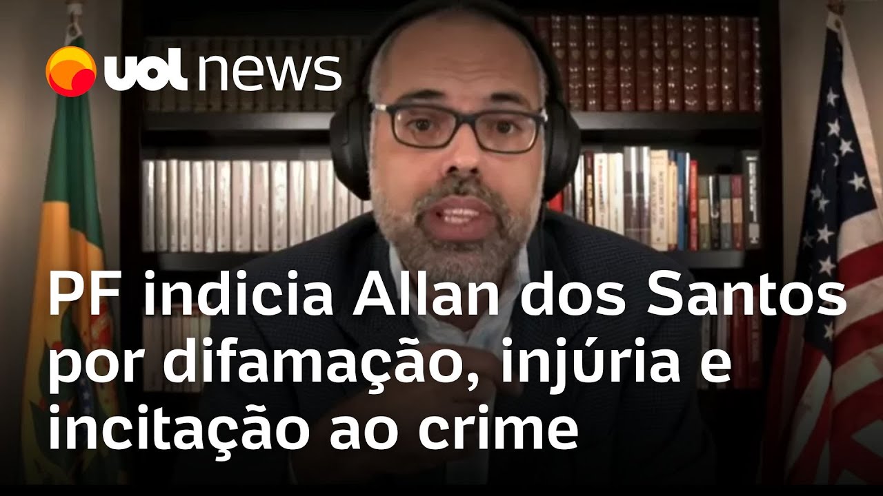 Allan dos Santos é indiciado pela PF por difamação, injúria e incitação ao crime contra jornalista