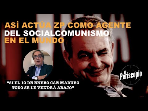 ¡SACAN A LA LUZ TODO EL ENTRAMADO DE ZAPATERO: SI MADURO CAE ESTA? PERDIDO!