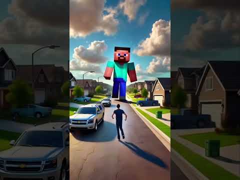 Giant Steve from Minecraft