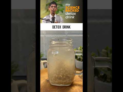 Refreshing detox water for hydration, glow, and weight loss support 🌿💧 #detox