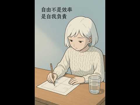 自由不是效率，是自我負責｜雲子的極簡工作術 × 日系極簡動畫 #情感 #心理學博士 #感情